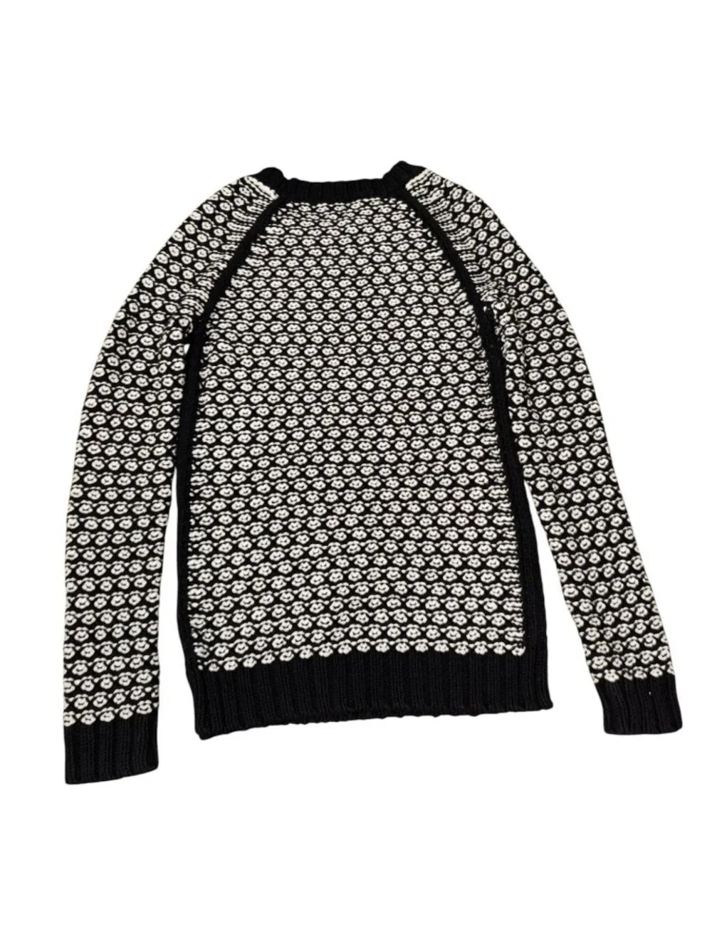 Worthington Medium Black and White Knit Sweater